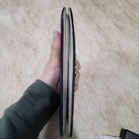 chanel black camellia lambskin leather wallet with box - Picture 11 of 16